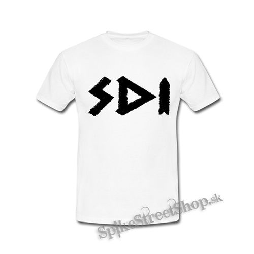 SDI - Logo Black - biele detské tričko