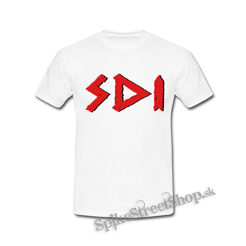 SDI - Logo Red - biele detské tričko