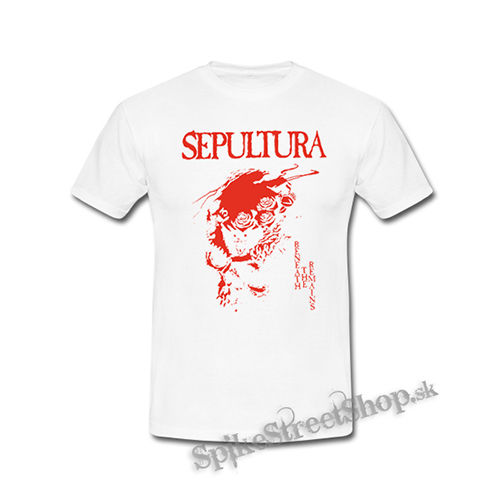 SEPULTURA - Beneath The Remains Red Motive - biele detské tričko