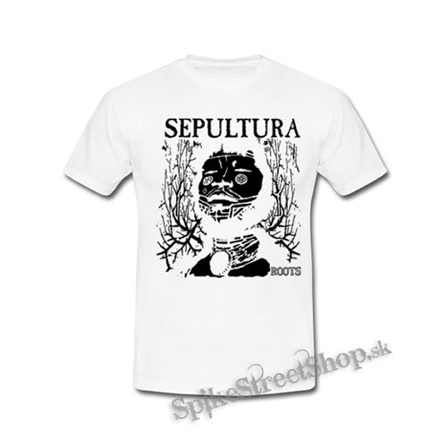 SEPULTURA - Roots Bloody Black - biele detské tričko
