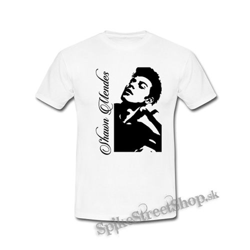 SHAWN MENDES - Logo And Portrait - biele detské tričko