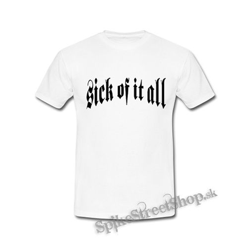 SICK OF IT ALL - Logo - biele detské tričko