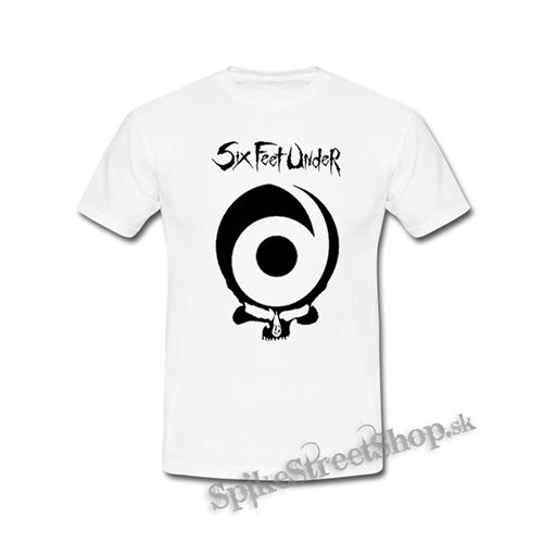 SIX FEET UINDER - Warpath Skull - biele detské tričko