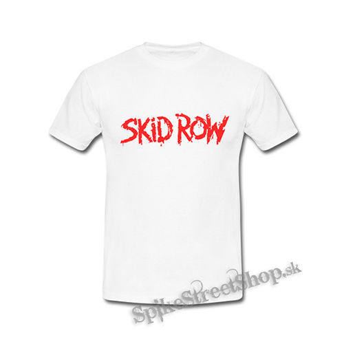 SKID ROW - Logo Red - biele detské tričko
