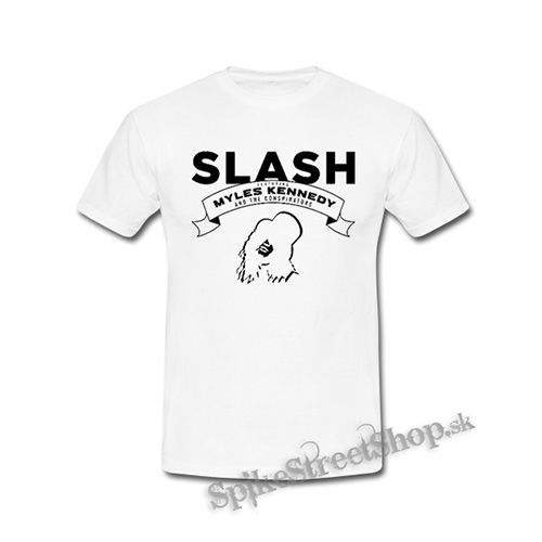 SLASH - Conspirators Myles Kennedy Face - biele detské tričko