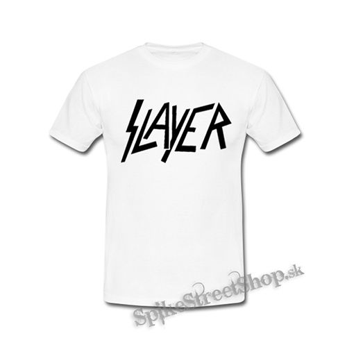SLAYER - Logo - biele detské tričko