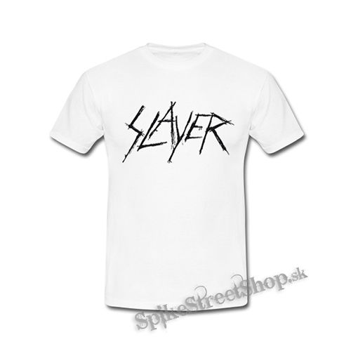 SLAYER - Logo Vintage - biele detské tričko