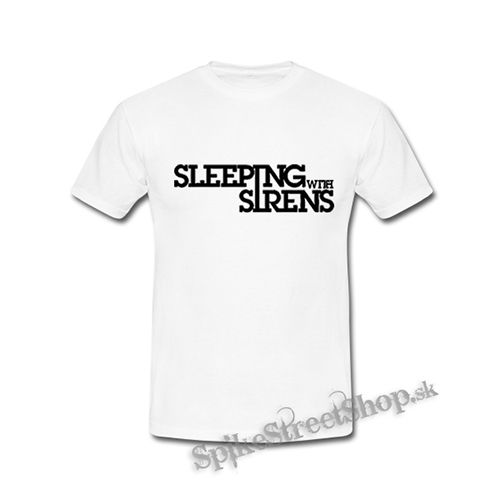 SLEEPING WITH SIRENS - Logo - biele detské tričko