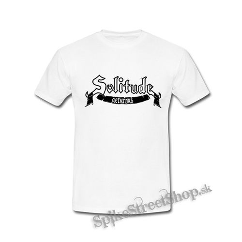 SOLITUDE AETURNUS - Old School Logo - biele detské tričko