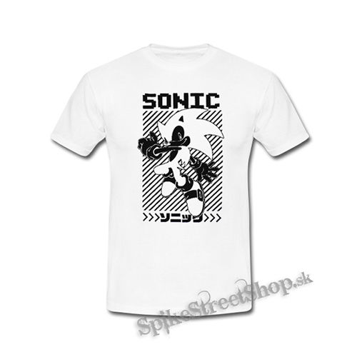 SONIC THE HEDGEHOG - Ježko Sonic - biele detské tričko