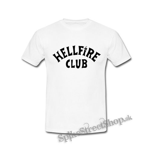 STRANGER THINGS - Hellfire Club Logo - biele detské tričko