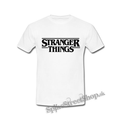 STRANGER THINGS - Logo - biele detské tričko