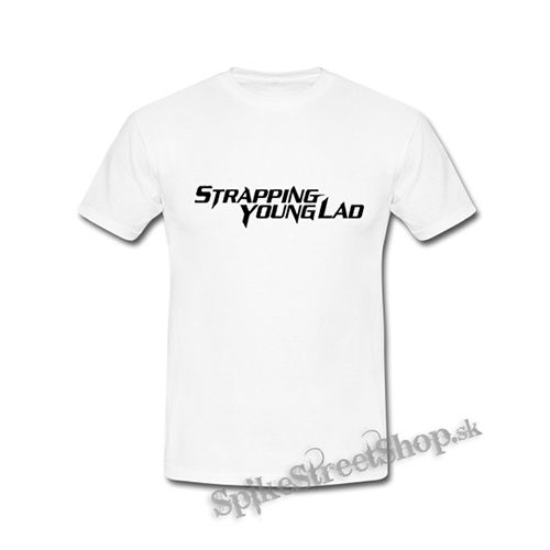 STRAPPING YOUNG LAD - Logo - biele detské tričko