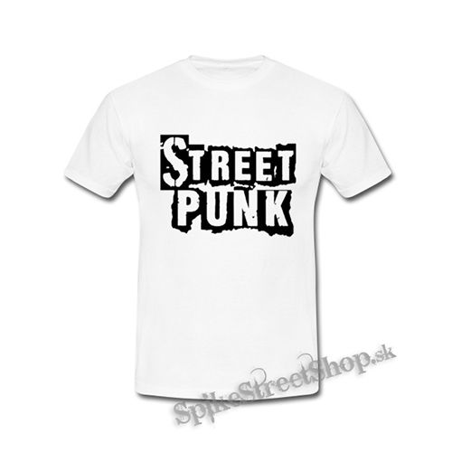 STREET PUNK - Logo - biele detské tričko