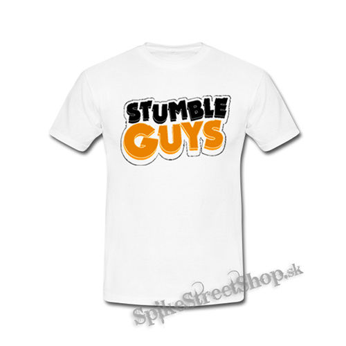 STUMBLE GUYS - Logo - biele detské tričko