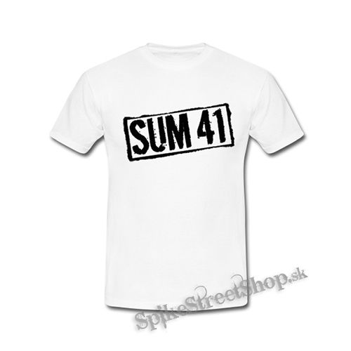 SUM 41 - Logo - biele detské tričko