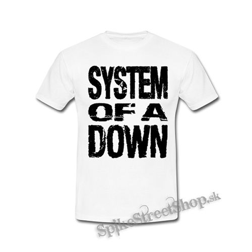 SYSTEM OF A DOWN - Logo - biele detské tričko