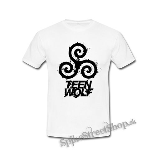 TEEN WOLF - Logo & Crest - biele detské tričko