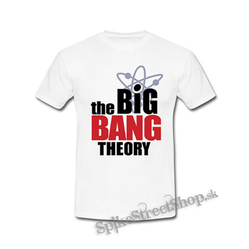 THE BIG BANG THEORY - TEORIA VELKEHO TRESKU - Logo - biele detské tričko