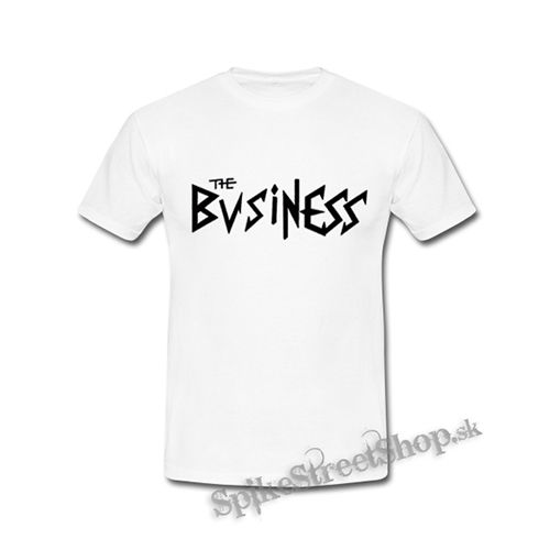 THE BUSINESS - Logo - biele detské tričko