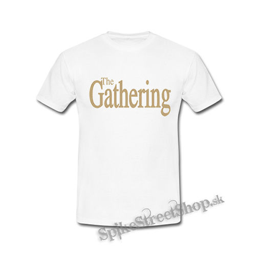 THE GATHERING - Logo Gold - biele detské tričko
