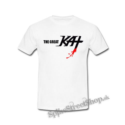 THE GREAT KAT - Logo - biele detské tričko