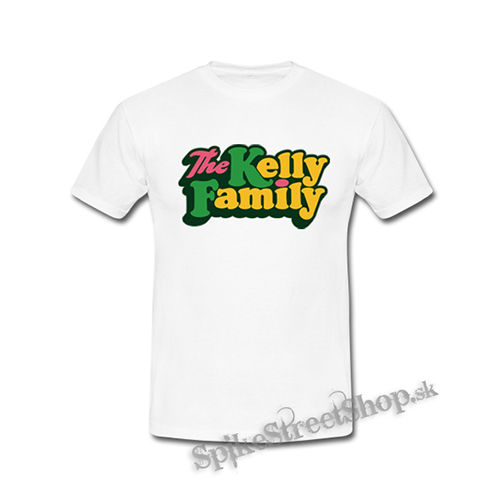 THE KELLY FAMILY - Logo Colour - biele detské tričko