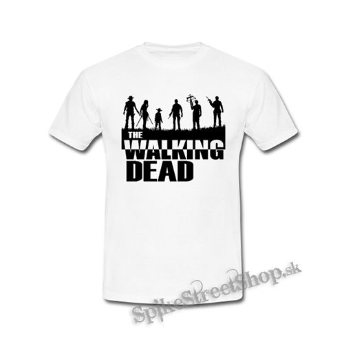 THE WALKING DEAD - Silhouette - biele detské tričko