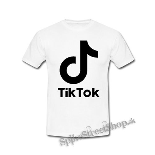TIK TOK - Logo - biele detské tričko