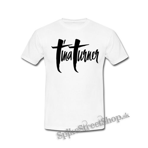 TINA TURNER - Logo - biele detské tričko