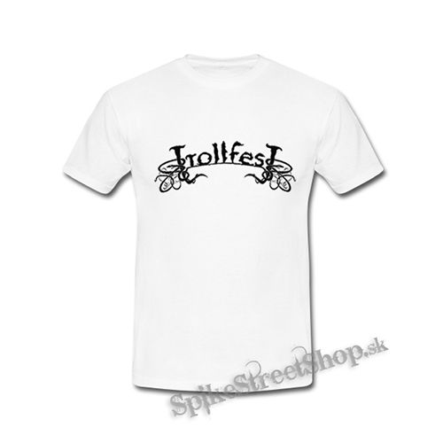 TROLLFEST - Logo - biele detské tričko