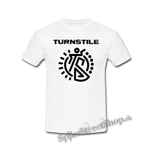 TURNSTILE - Logo Crest - biele detské tričko