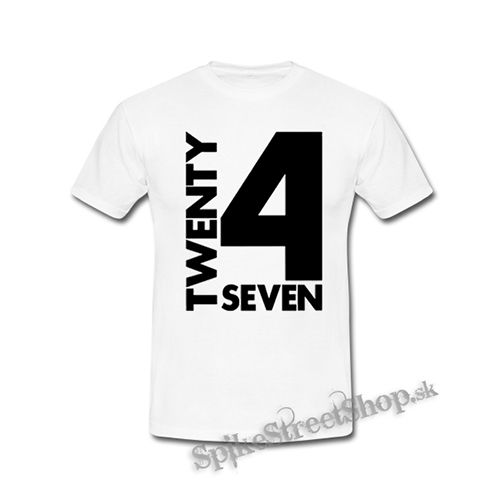 TWENTY FOR SEVEN - Logo - biele detské tričko