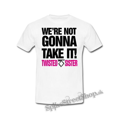 TWISTED SISTER - Were Not Gonna Take It  Motive 2 - biele detské tričko