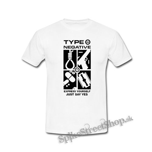 TYPE O NEGATIVE - Express Yourself Just Say Yes - biele detské tričko