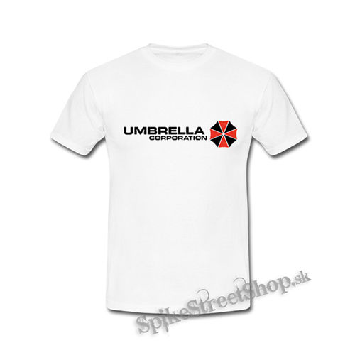 UMBRELLA CORPORATION - Logo Red White - biele detské tričko