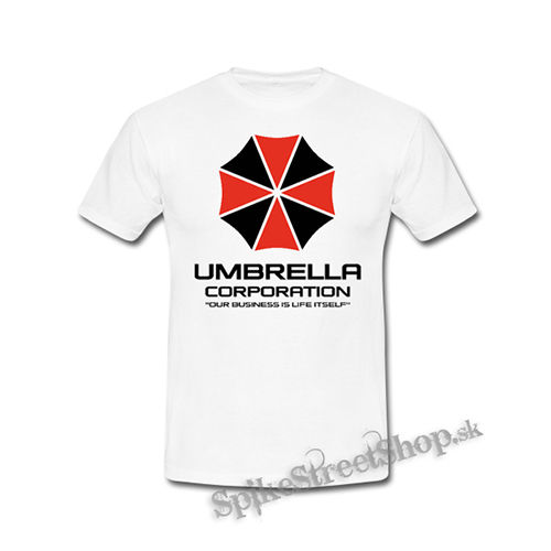 UMBRELLA CORPORATION - Our Business Is Life Itself - biele detské tričko
