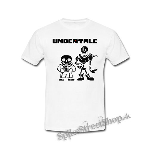UNDERTALE - Sans And Papyrus - biele detské tričko
