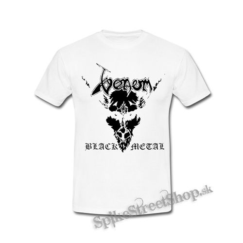 VENOM - Black Metal - biele detské tričko