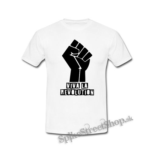 VIVA LA REVOLUTION - biele detské tričko