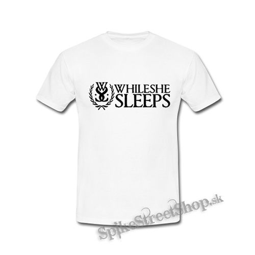 WHILE SHE SLEEPS - Logo - biele detské tričko