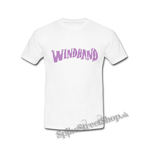 WINDHAND - Logo Purple - biele detské tričko