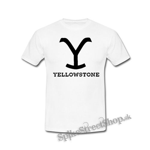 YELLOWSTONE - Logo - biele detské tričko