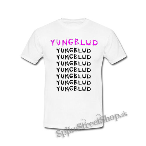 YUNGBLUD - Multilogos - biele detské tričko