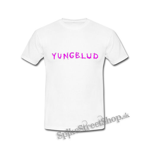 YUNGBLUD - Pink Logo - biele detské tričko
