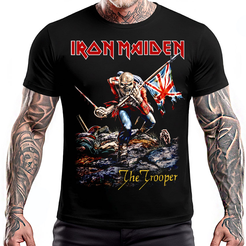 IRON MAIDEN - The Trooper Vintage 2026 - čierne detské tričko
