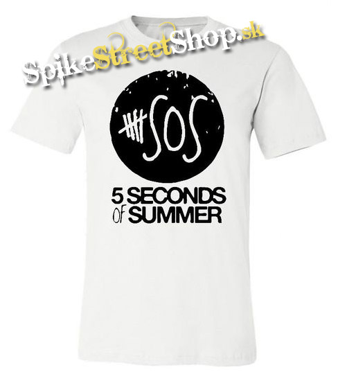 5 SECONDS OF SUMMER - Sign - biele pánske tričko