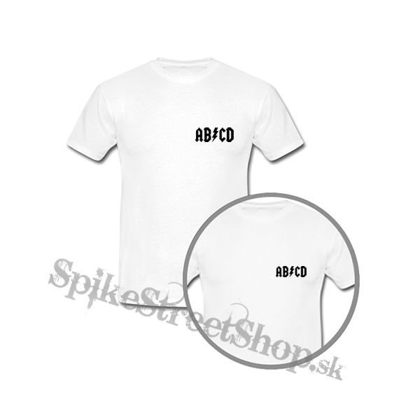 ABCD - biele detské tričko