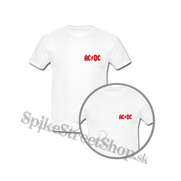 ACDC - Red Logo - biele detské tričko