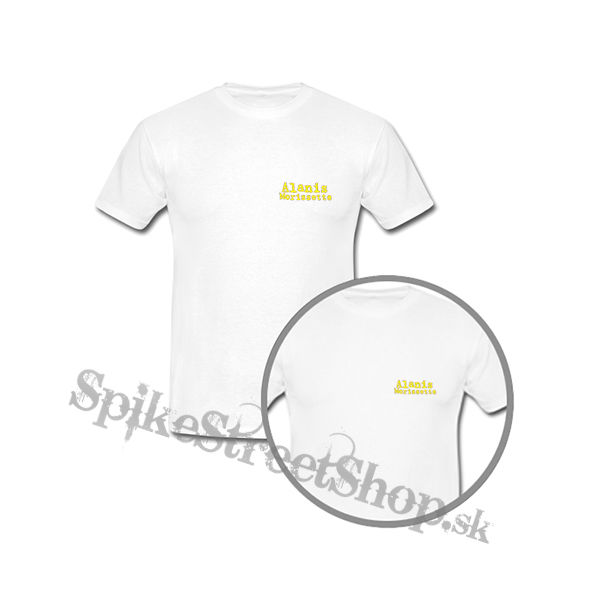 ALANIS MORISSETTE - Logo - biele detské tričko